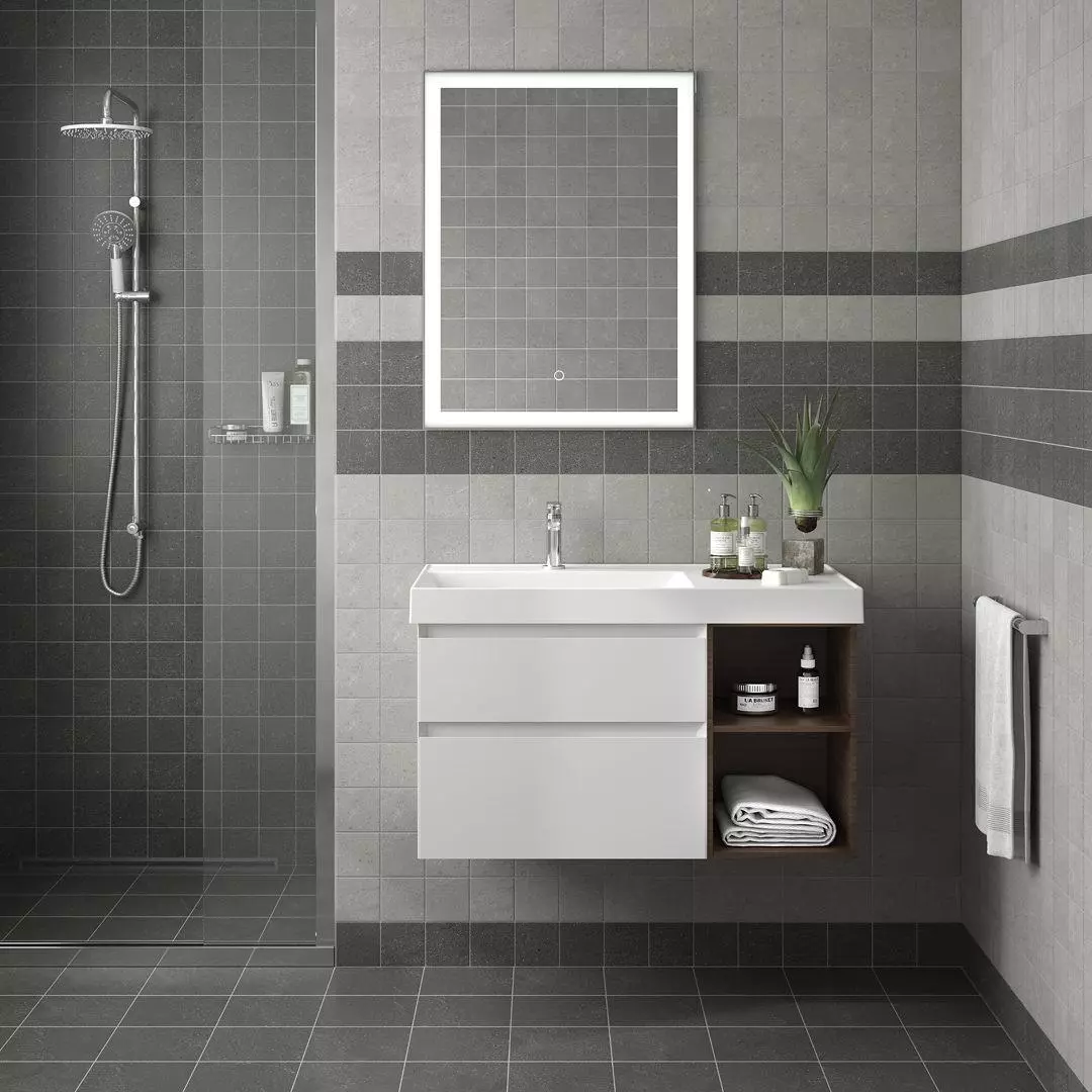 Мозаика Kerama Marazzi Матрикс мозаичный серый 20x30 MM8343