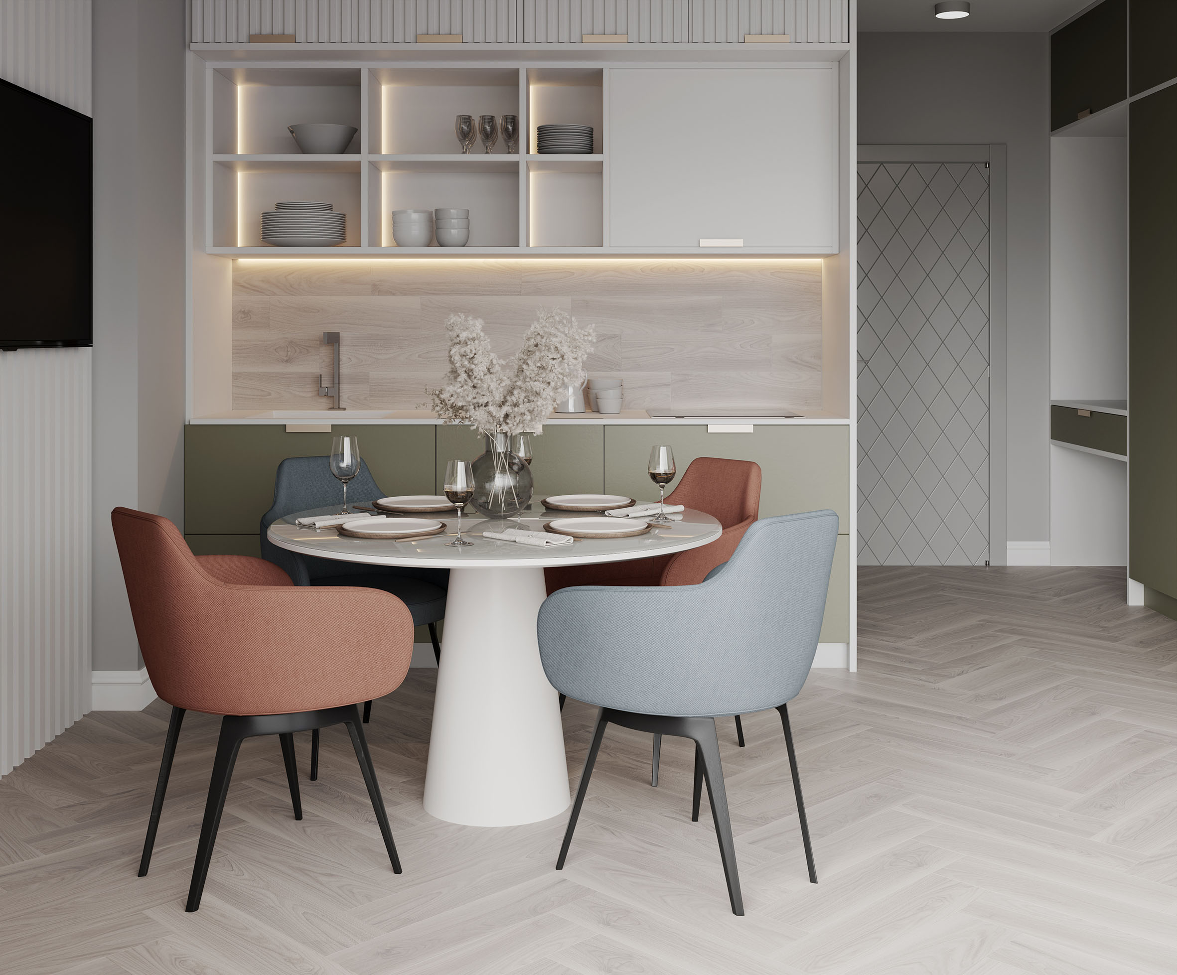 Керамогранит (MG 0066) Laparet Magnolia капучино 15x60 матовый