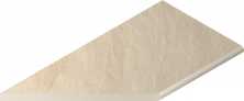 Бортик Italon Материя X2 Магнезио закругленный левый 620090001207 бежевый 30x120