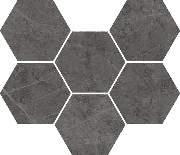 Мозаика Italon Charme Evo Antracite Hexagon 25x29