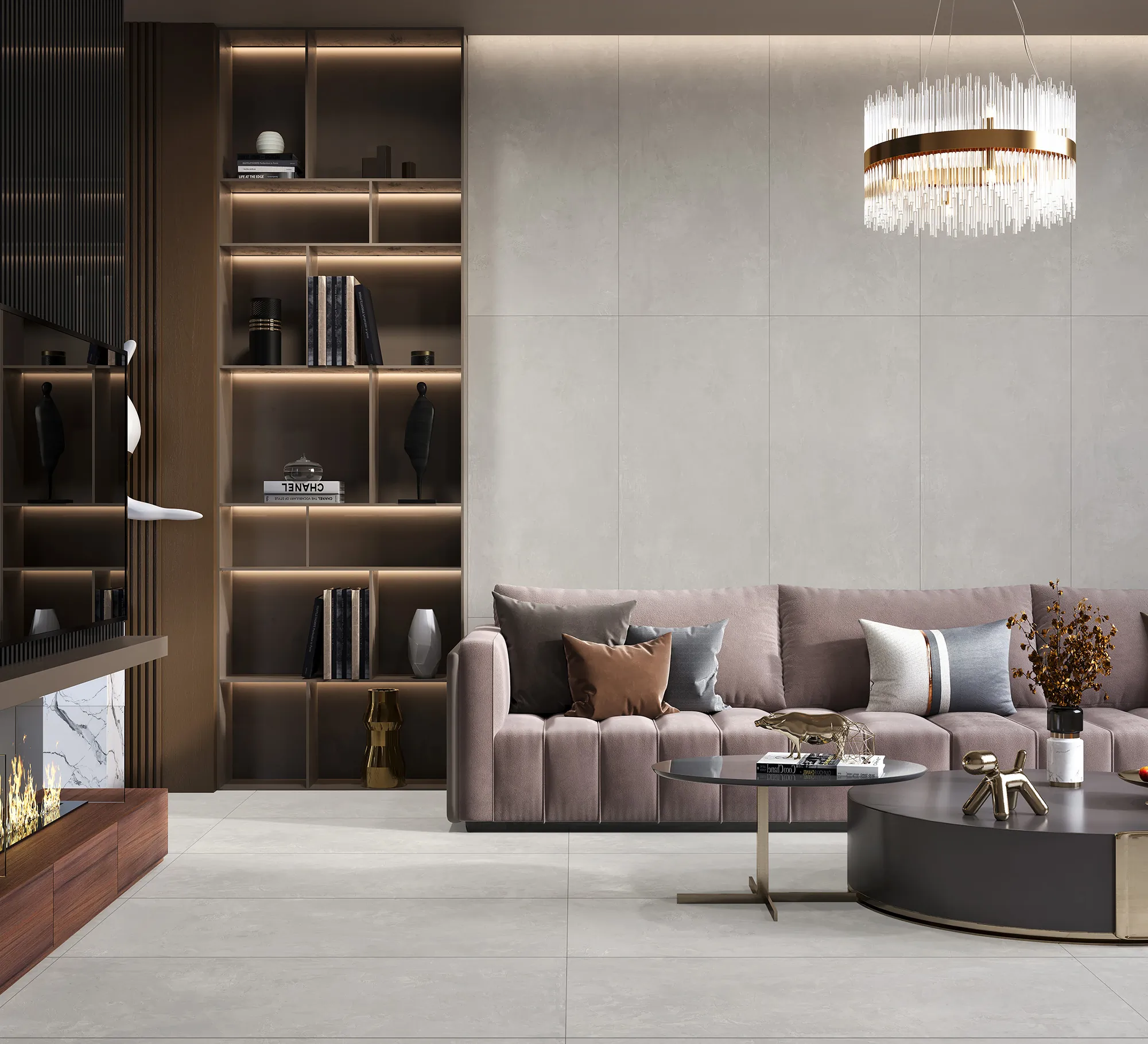 Керамогранит Аркадия Керамика RT7006-A Symphony Ice Matt Rustic 60x120 кремовый