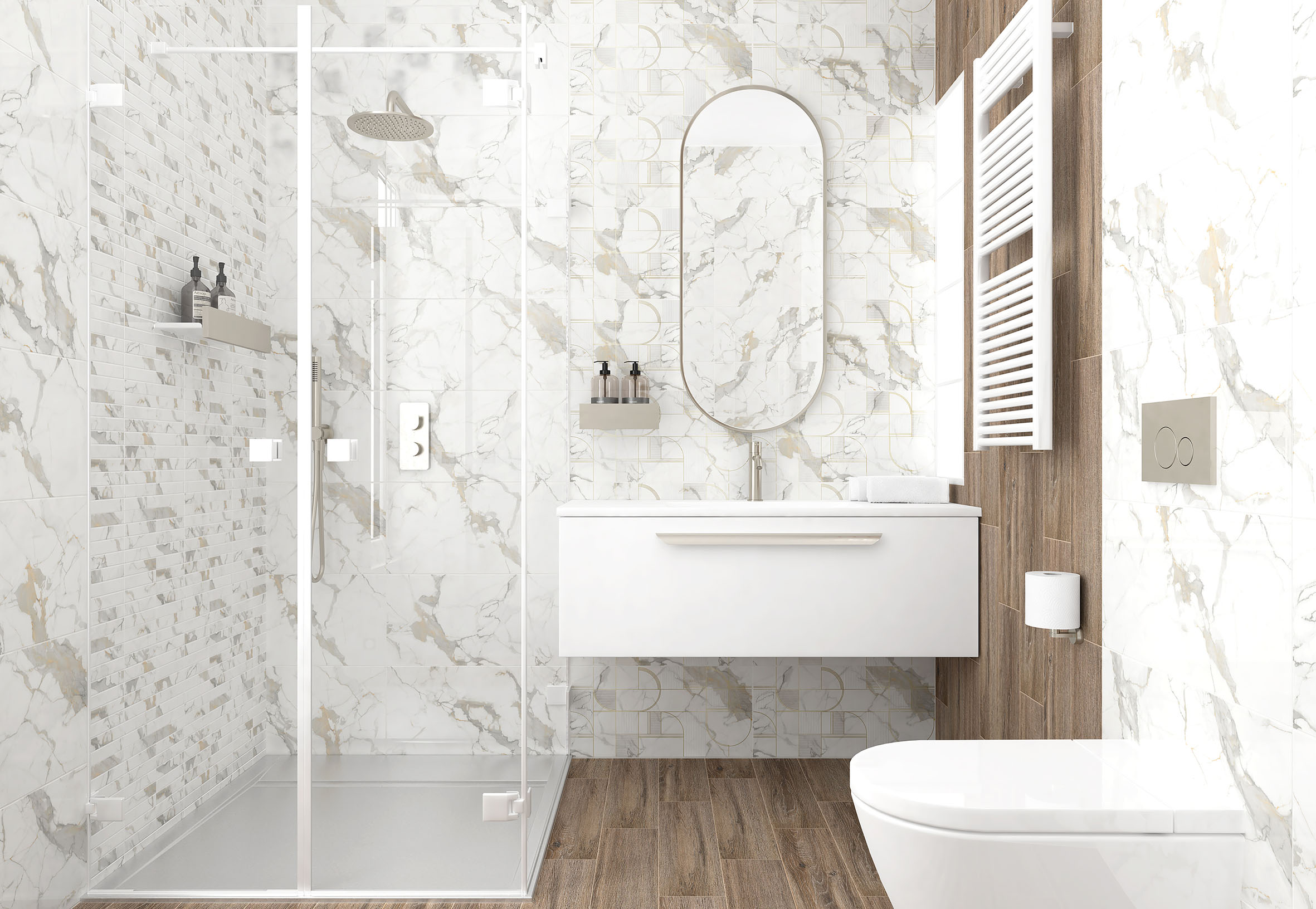 Керамогранит (LU 0066) Laparet Laurel табачный 15x60 матовый