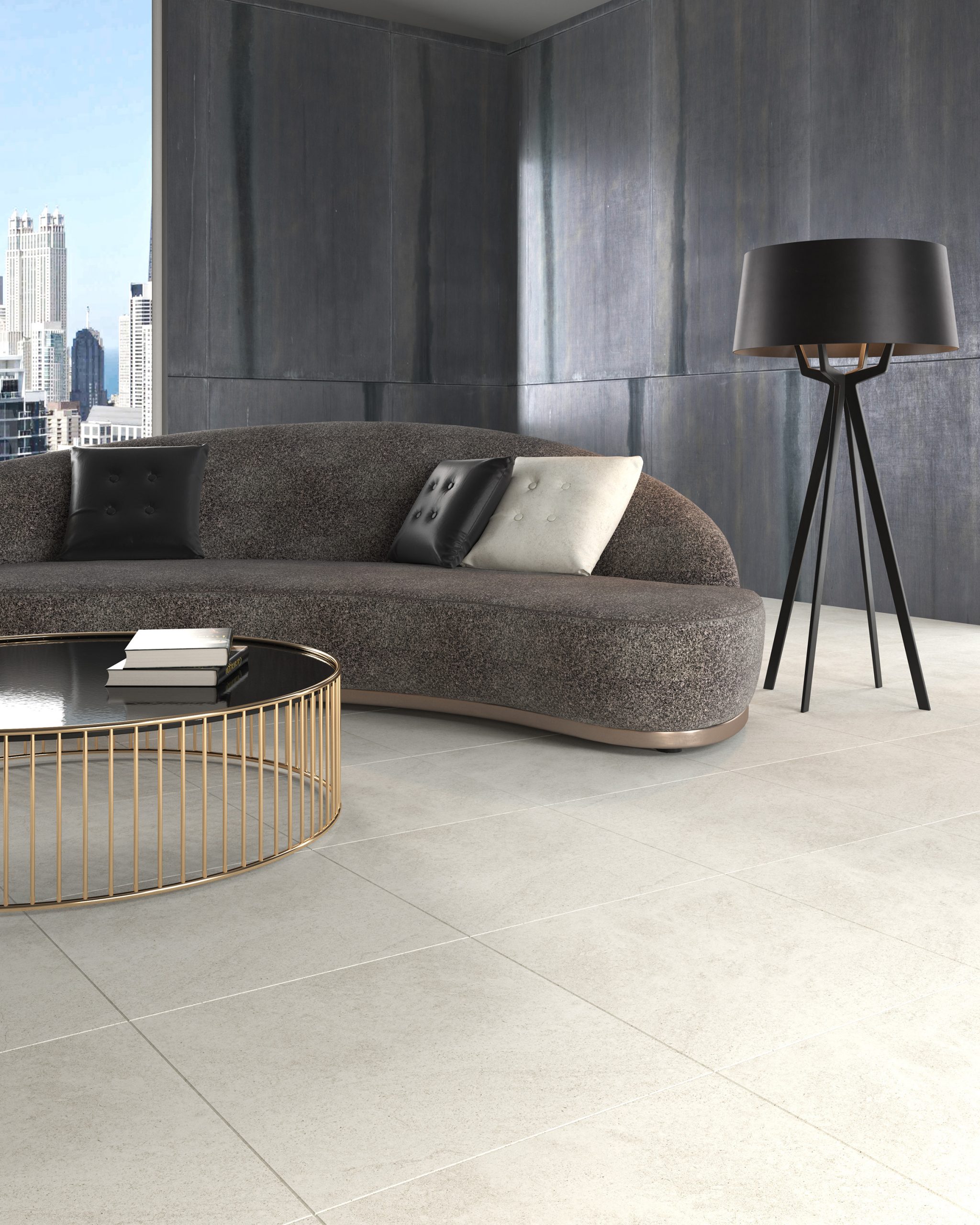 Керамогранит Goldis Tile Aspen Light Gray N4BA0NSNA2G1MJ серый 60x60