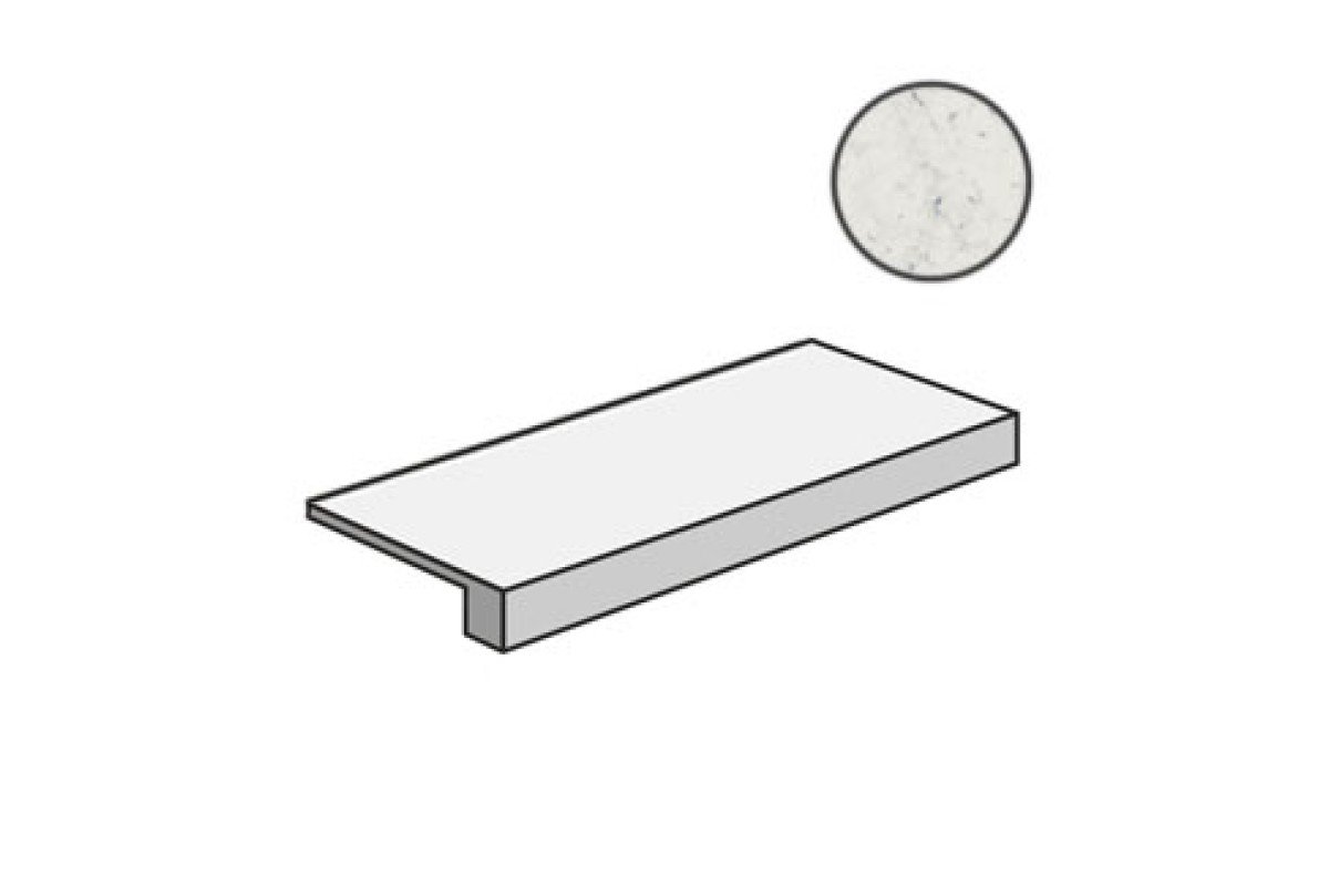 Ступень фронтальная Italon Charme Extra Carrara 33x120
