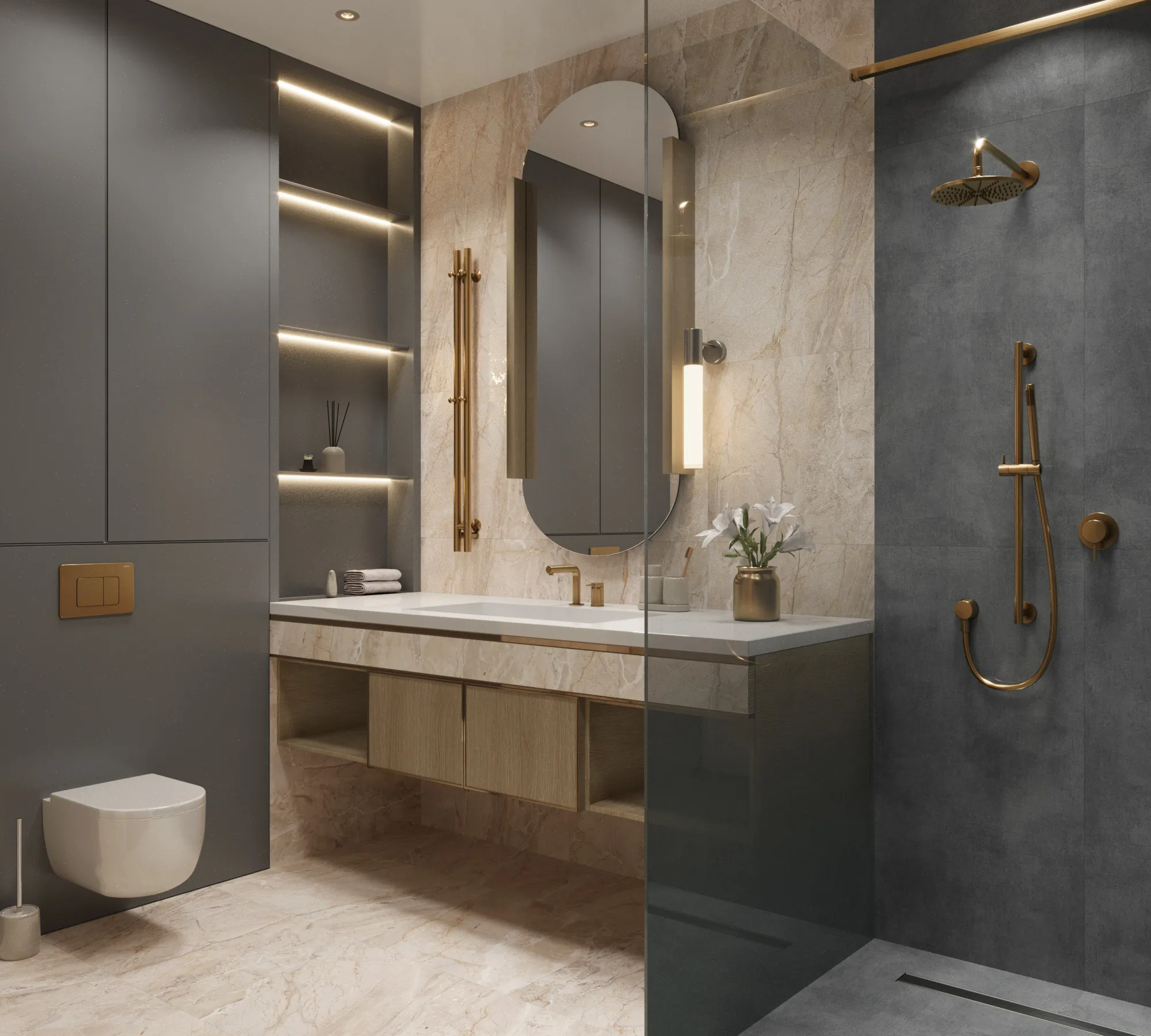 Керамогранит Аркадия Керамика CR6009-A Intera Crema Carving 60x60 бежевый