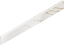 Плинтус Италон Стелларис Калакатта Голд шлифованный 610130007457 белый 7.2x60