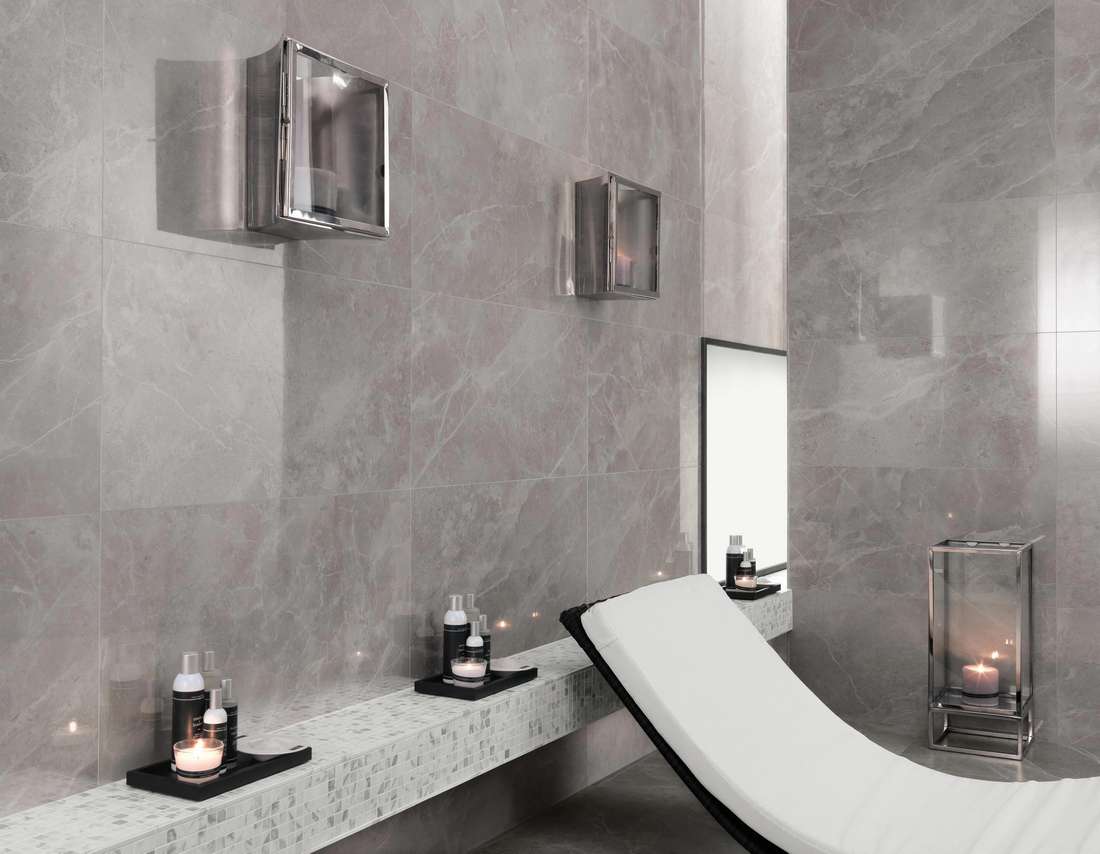 Керамогранит Marvel Grey Fleury Lapp. A7F8 75x150