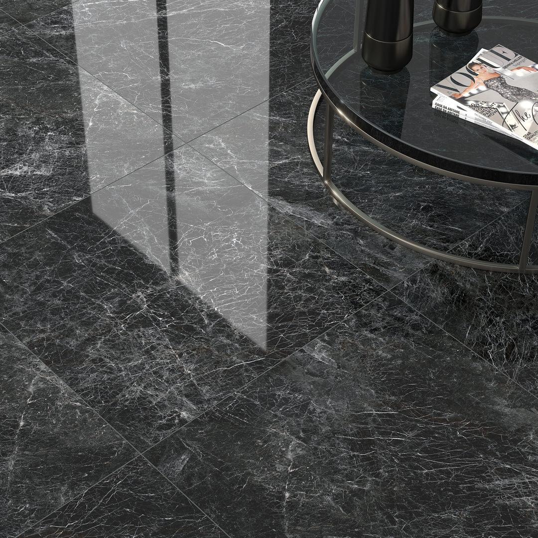 Панно Kerama Marazzi SG593522RA\D Панно Риальто Нобиле 1 зеленый лаппатированный обрезной 119.5x238.5