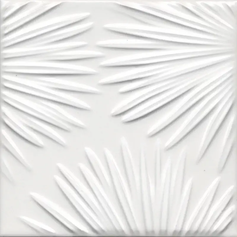 Декор Kerama Marazzi KMD2SFE001BN Агдаль 4 белый матовый структура 15x15