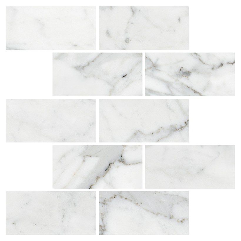 Мозаика Marble Trend Carrara 30.7x30.7 K-1000/LR/m13/307x307x10