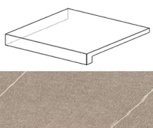 Ступень угловая левая Marvel Desert Beige Scalino Ang. Sx ATGX 33x33