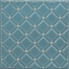 Декор Kerama Marazzi KMD3STA016GN Бахия 1 бирюзовый глянцевый 9.8x9.8