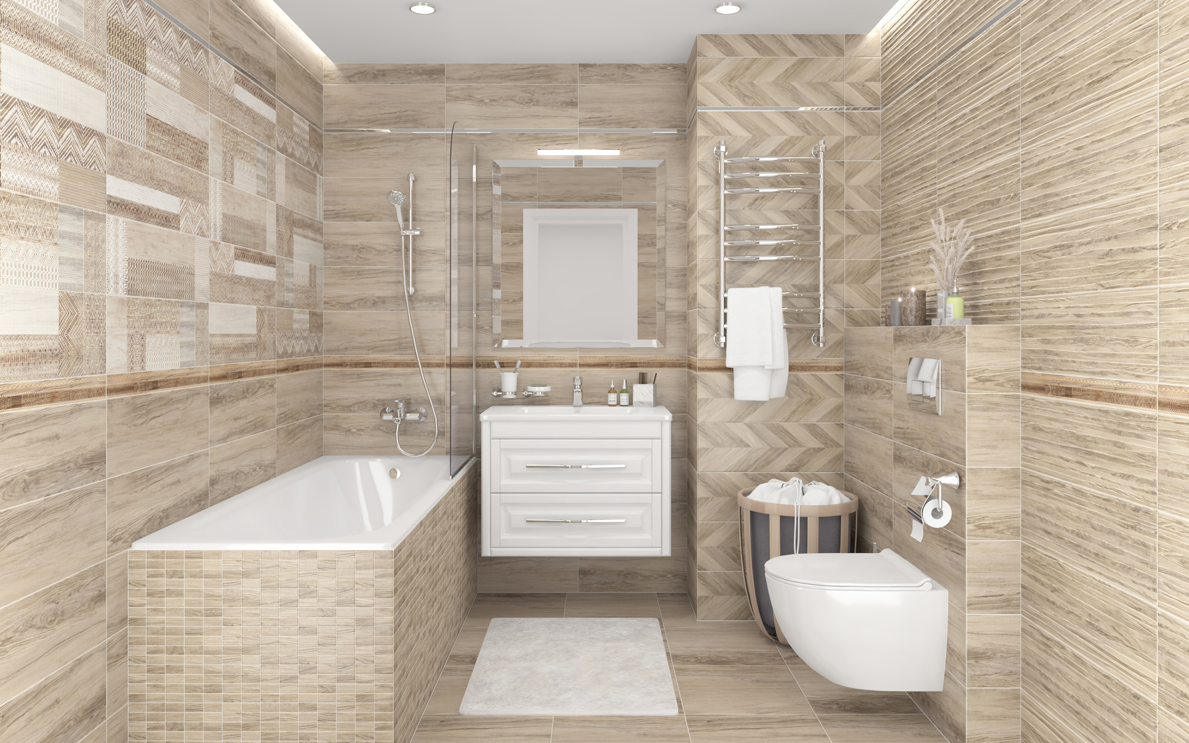 Панно (VT\A36\6x\60039) Laparet Amber из 6-х шт. 60x120 матовый