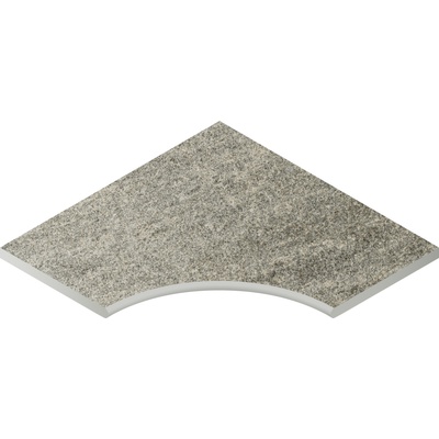 Бортик угловой закругленный Nordica X2 Silver 60x60