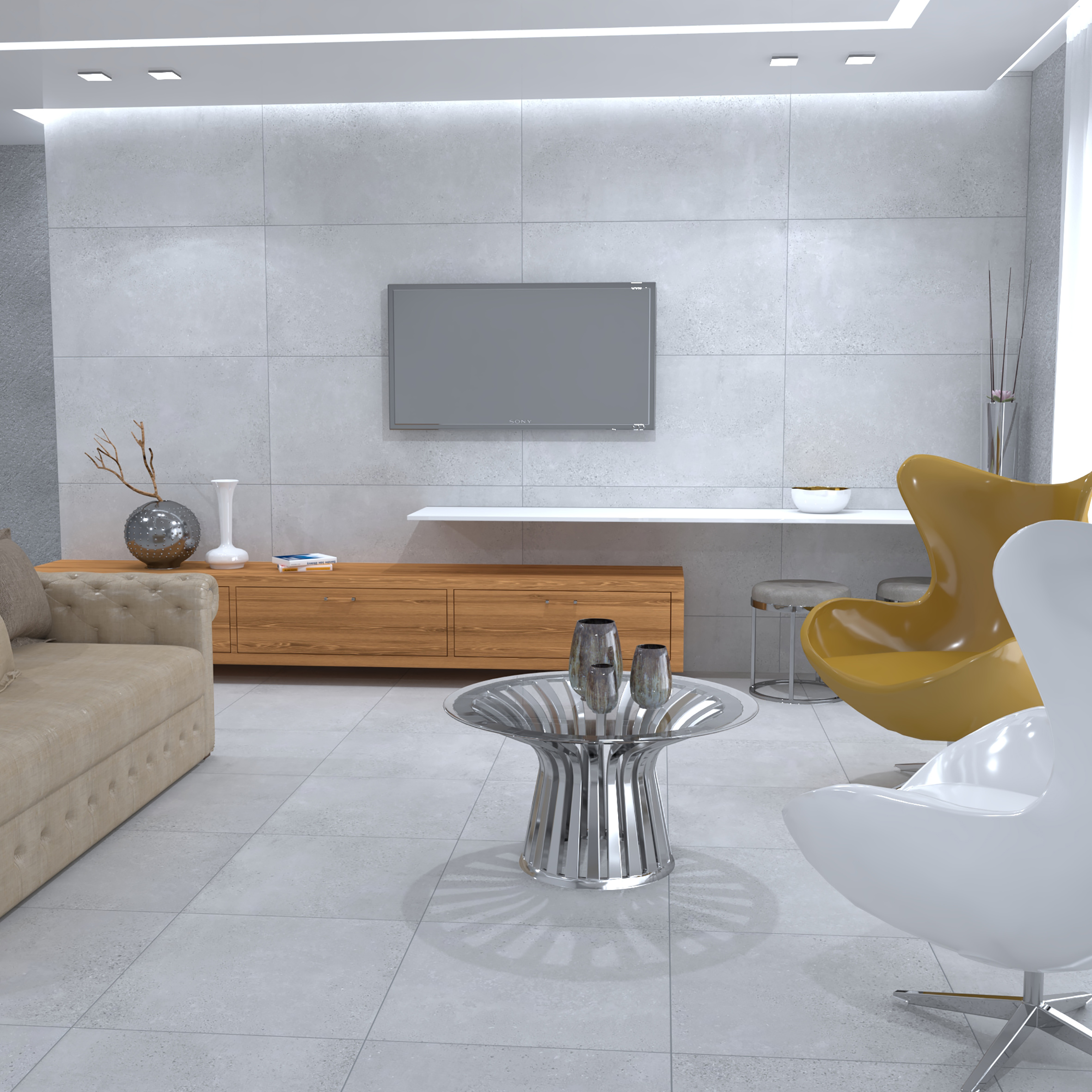 Керамогранит Laparet Tiffany графитовый 60x120 матовый