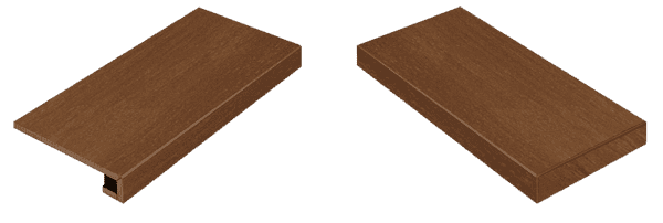 Ступень угловая правая Italon Surface Corten 33x60