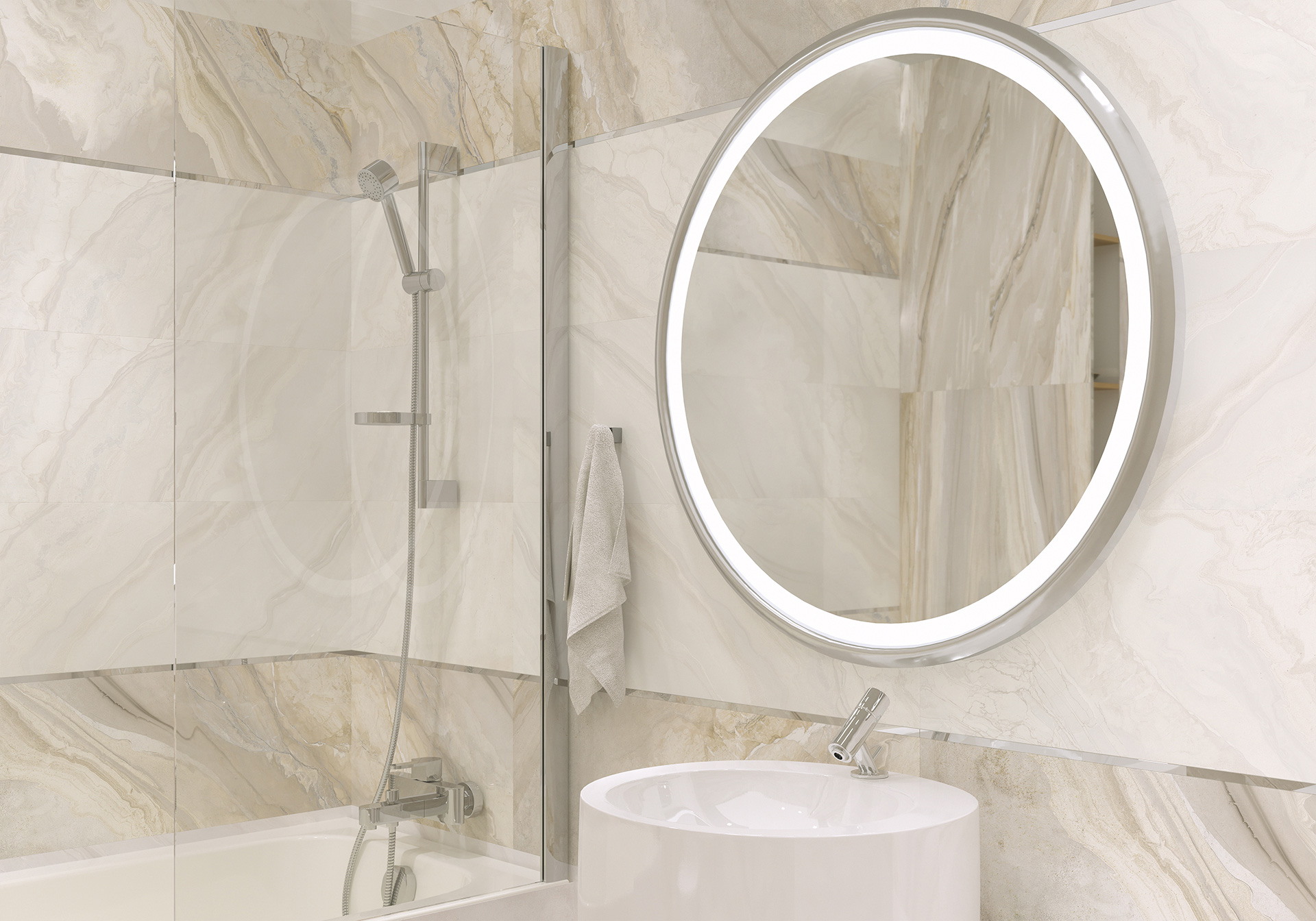 Керамическая плитка Alma Ceramica Мэджик TWU93MGC07R серый 30x90