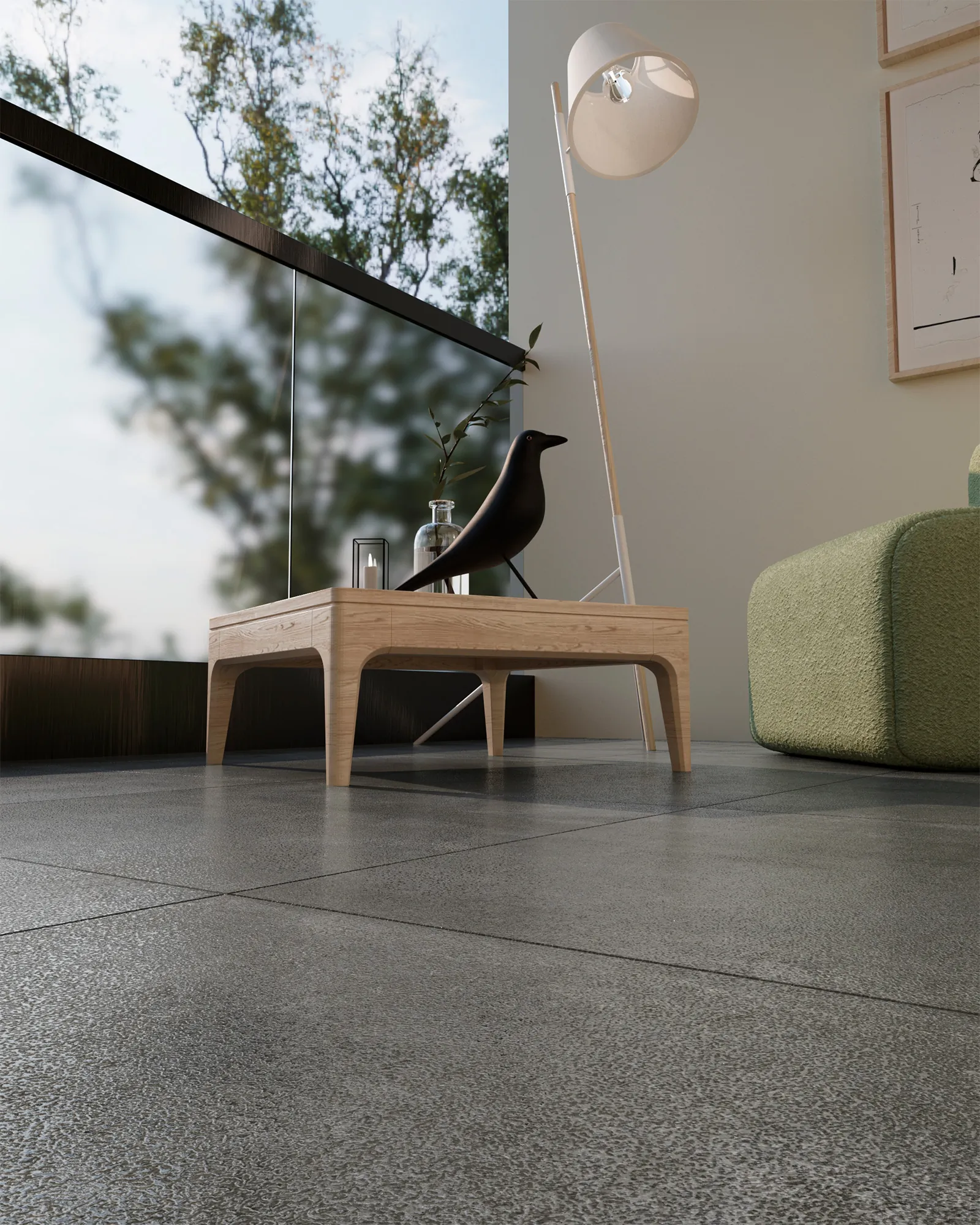 Керамогранит Аркадия Керамика SG3005-A Elite Dark Grey Sugar 60x60 серый