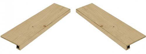 Ступень угловая левая Italon Element Wood Faggio 33x120