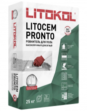 Ровнитель (стяжка) пола Литокол LITOCEM PRONTO 25кг серый