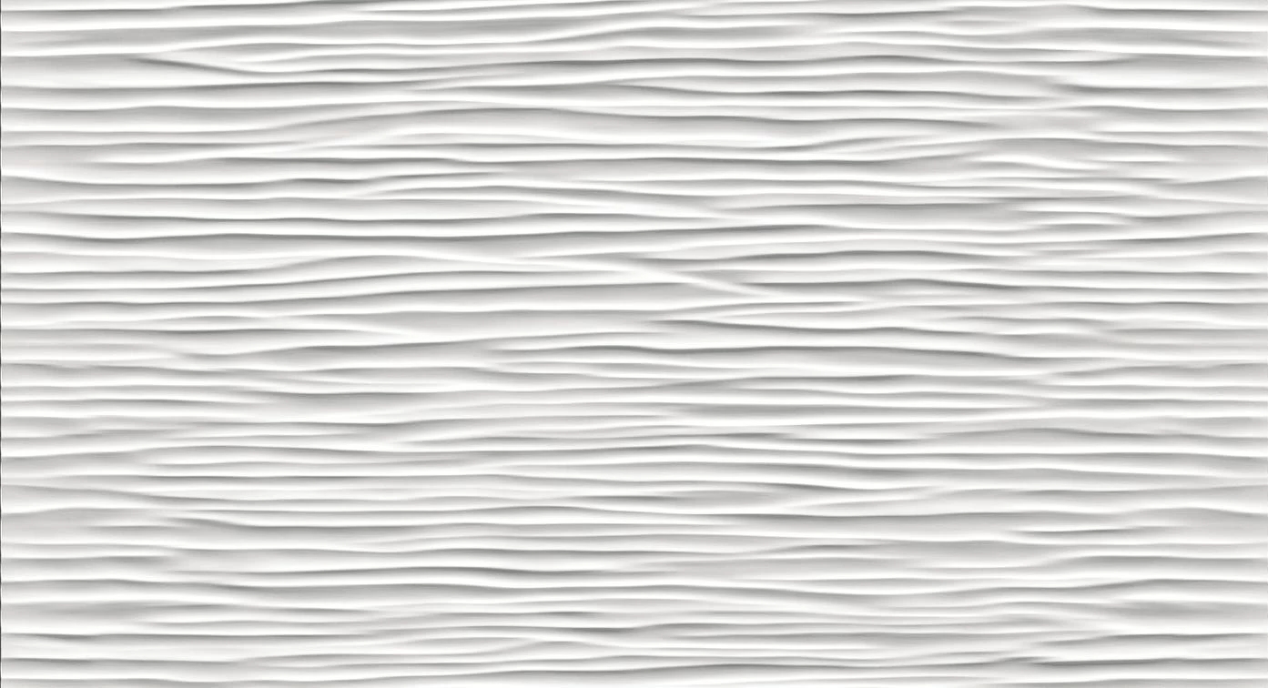Керамическая плитка Atlas Concorde 3D Wall Design White Wave Matte 30.5x56 9D5W