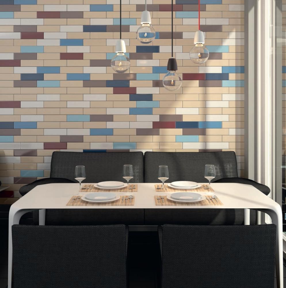 Керамическая плитка Kerama Marazzi 2828 Баттерфляй белый 8,5x28,5