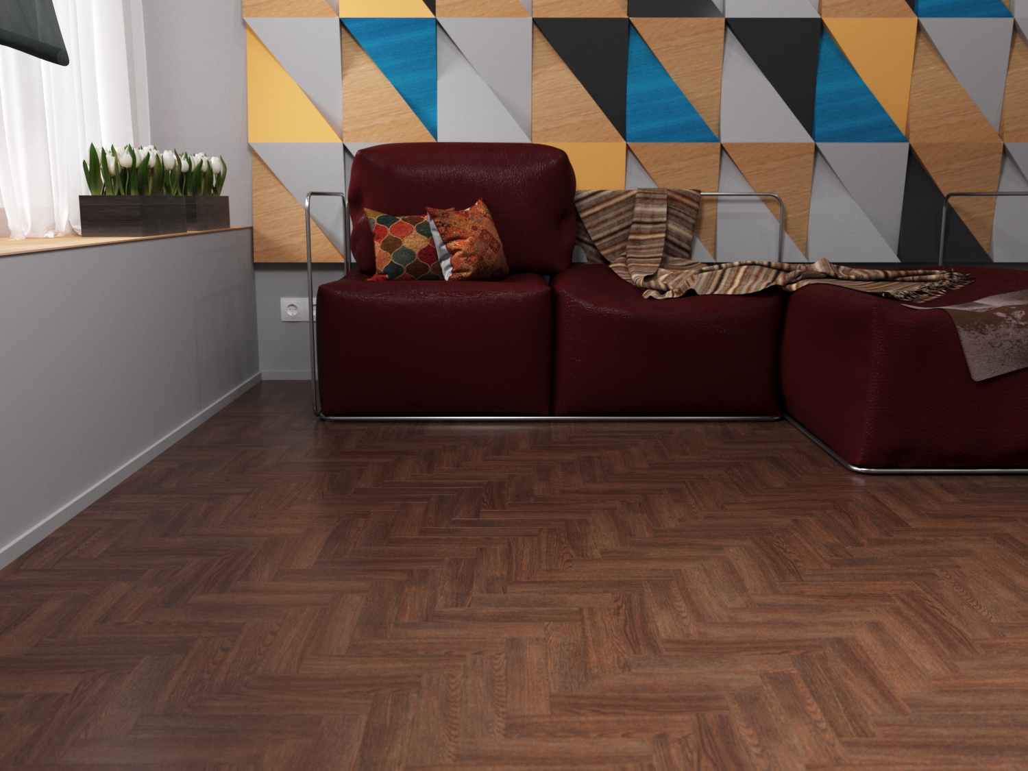 Кварцвиниловая плитка Fine Floor Craft Small Plank FF-463 Венге Биоко кварц винил напольный