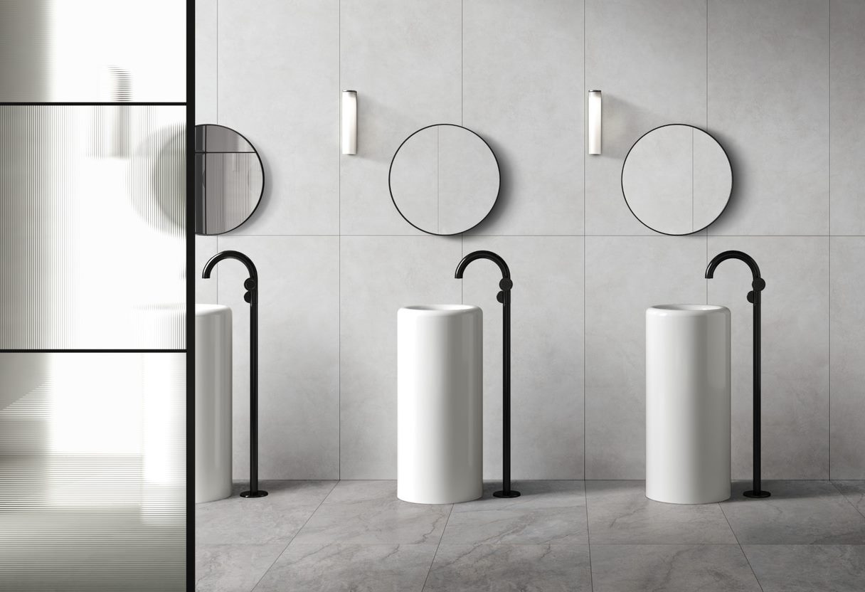 Керамогранит Vitra MicroCement Светло-серый R10A K947891R 60x120