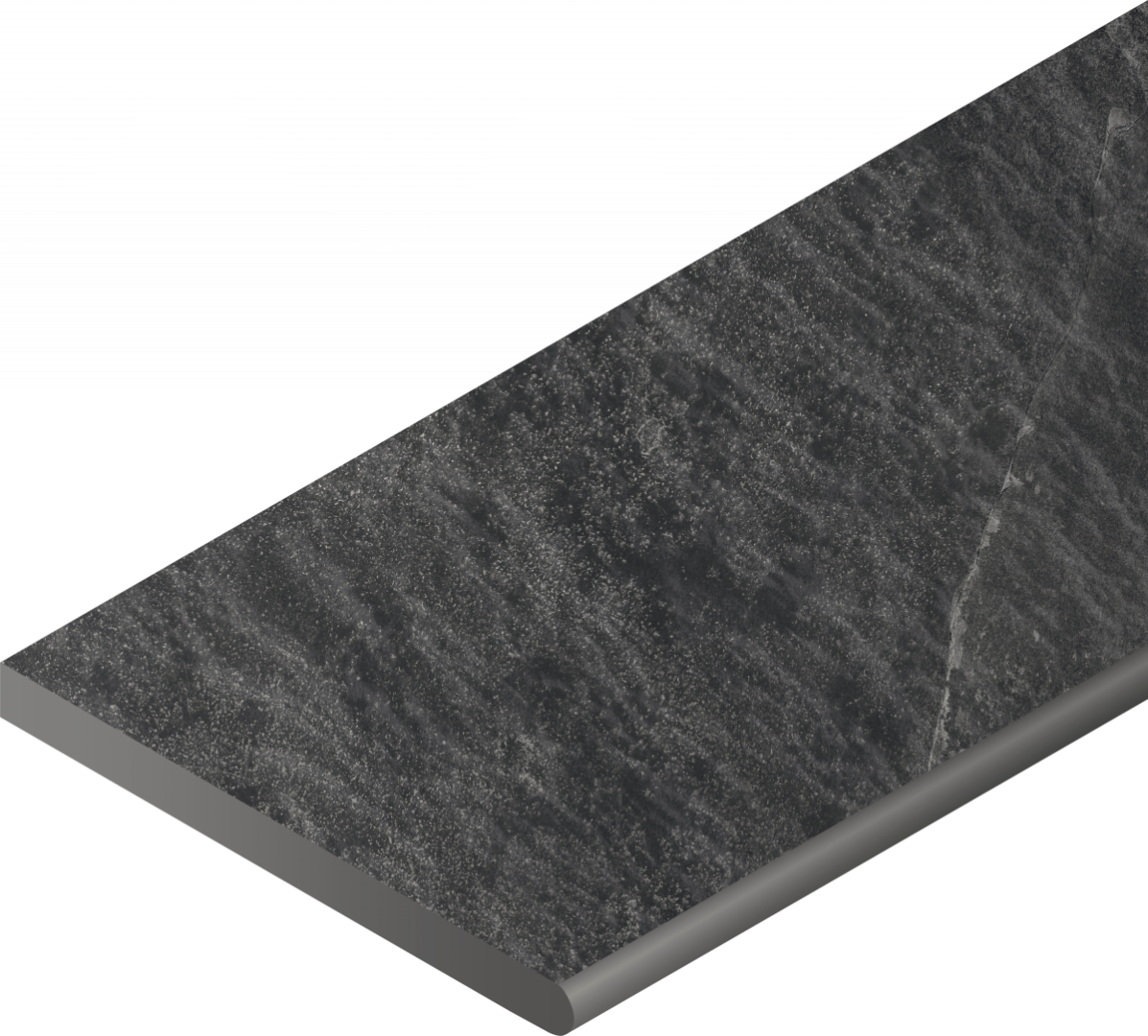 Бортик закругленный правый Italon Materia X2 Titanio 30x60