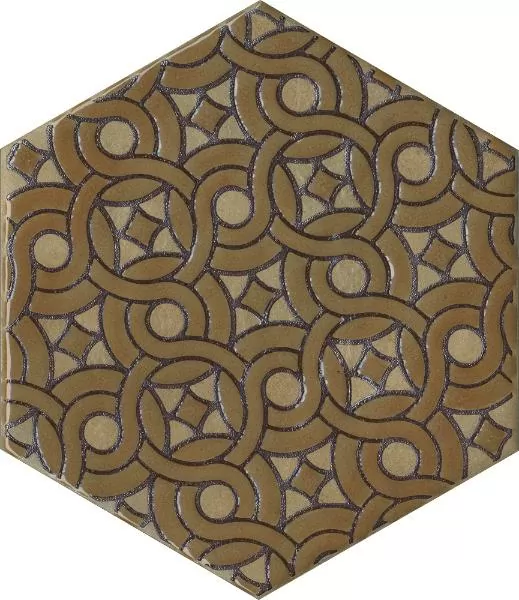 Декор Kerama Marazzi VT\A559\SG23039N Гроссето желтый 20x23.1