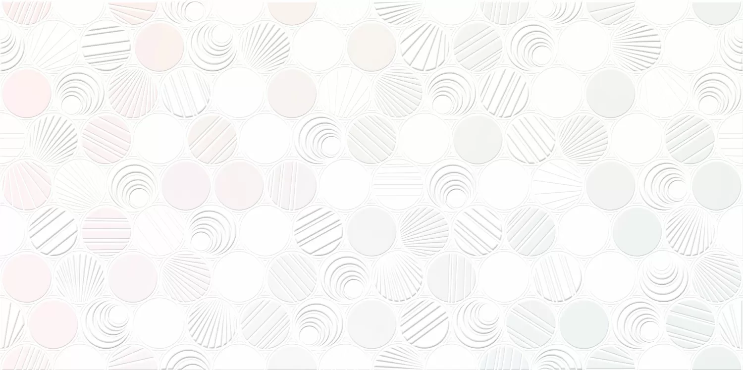 Декор Alma Ceramica Болле DWU09BOL001 белый 24.9x50