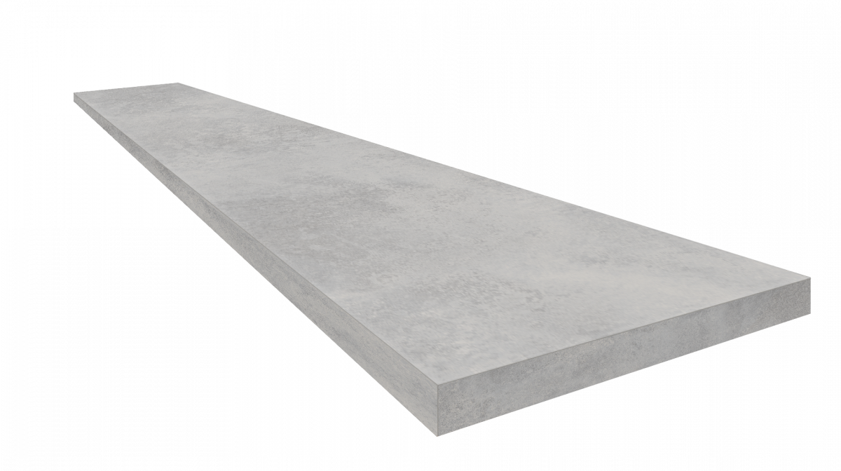 Ступень ColiseumGres Астро Сильвер угловая правая 620070002475 серый 33x120