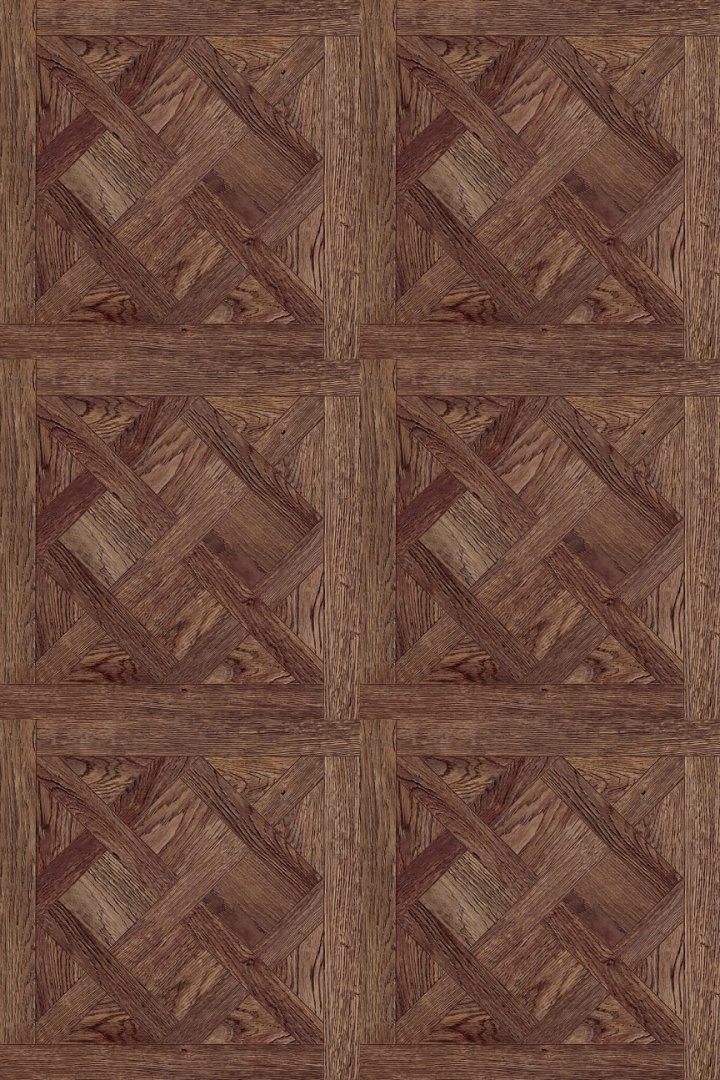 Кварцвиниловая плитка Aqua Floor Versailles AF7005VS 600x600 Дуб Темный замковый кварц винил напольный