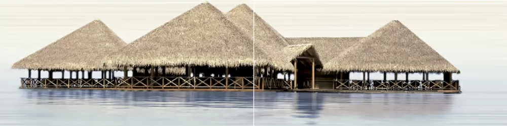 Панно Alma Ceramica Дель Маре PWU09DLM1 бежевый 24.9x100