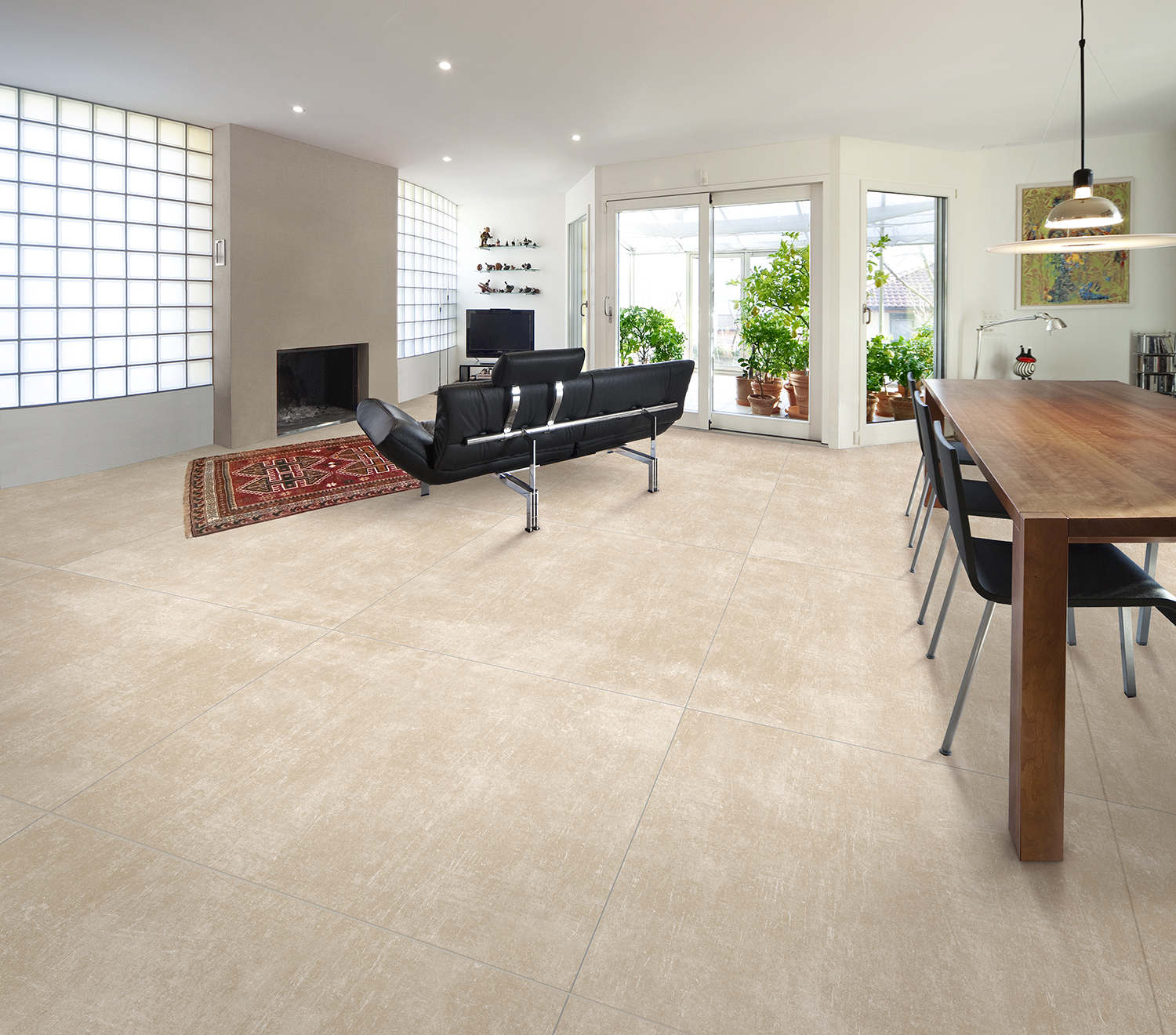 Керамогранит Идальго Cement Light Grey SR 60x120 серый