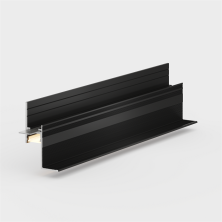 Теневая рейка Laconistiq Multilevel CLASSIC NEW разноуровневая черный матовый RAL9005 46.5x28.7x3000мм под подсветку