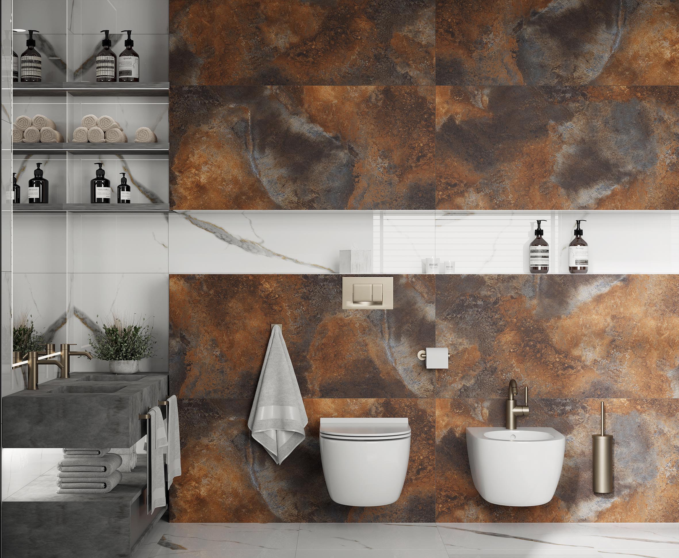 Керамогранит Laparet Dazzle Cosmos Grande 60x60 лаппатированный