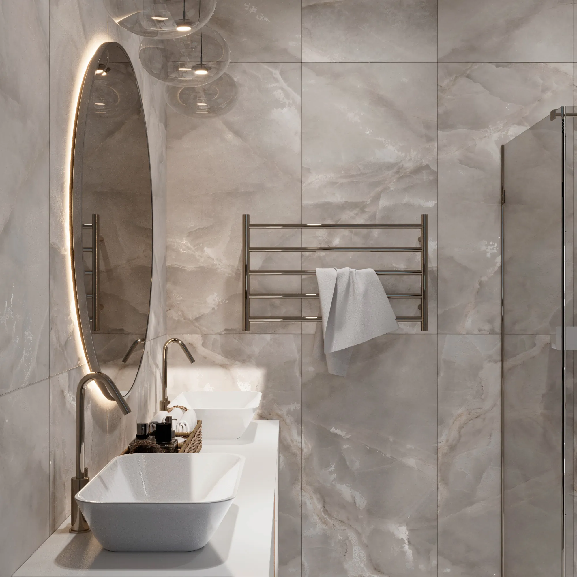 Керамогранит Аркадия Керамика CR4021-A Ascoli Blue Carving 60x120 голубой