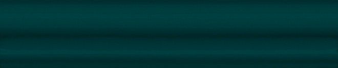 Бордюр Kerama Marazzi BLD037 Багет Клемансо зеленый темный 3x15