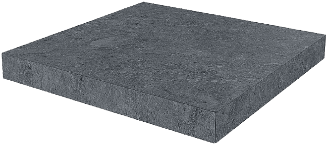Ступень Kerama Marazzi DL501300R\GCA угловая клееная Роверелла серый темный 33x33