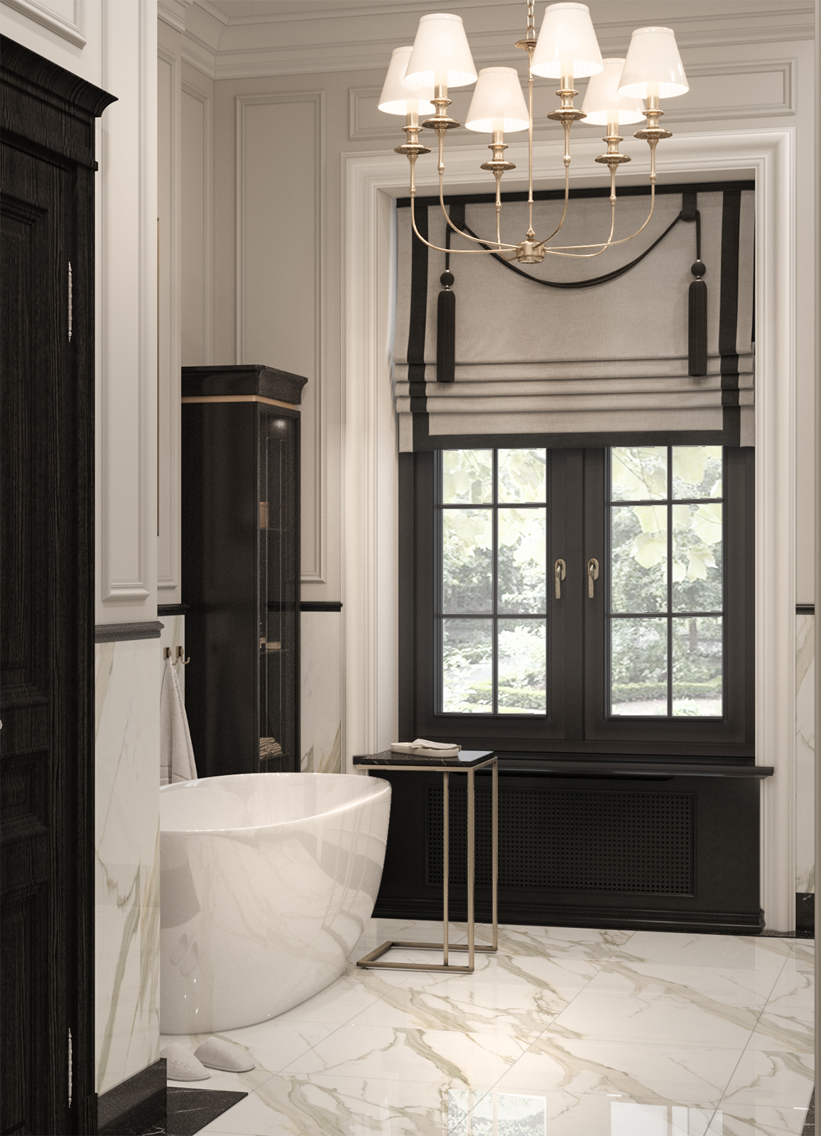 Керамогранит Азарио Calacatta Gold 60x120 Carving H18004002G белый