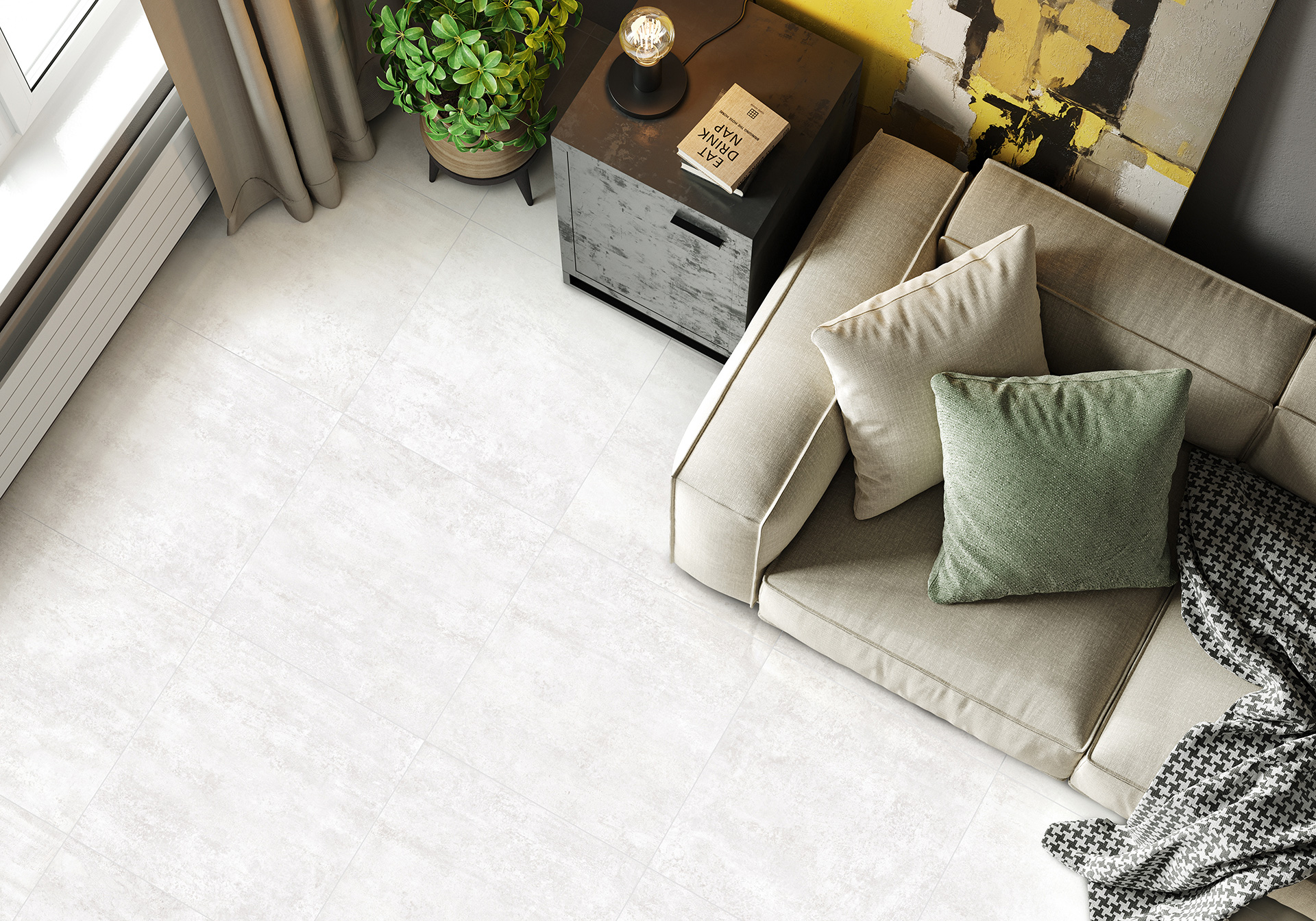 Керамогранит Alma Ceramica Оксид GFU04OXD60R серый 60x60