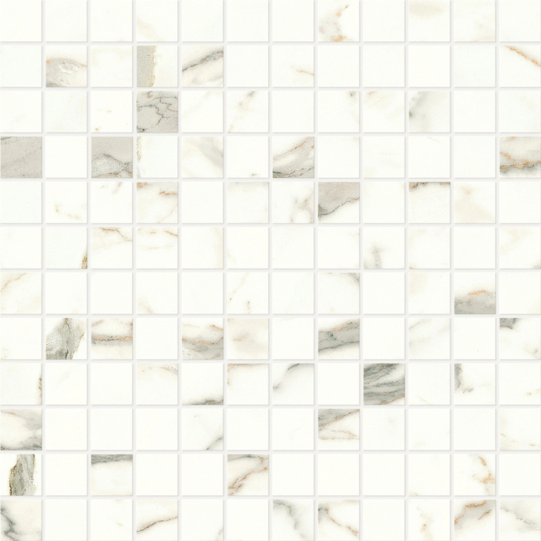Мозаика Atlas Concorde Marvel Shine Calacatta Prestigio Mosaico Polished 30x30 A424