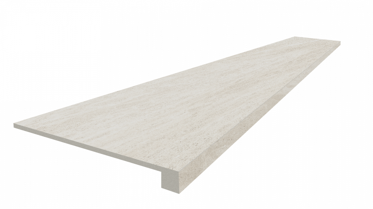 Ступень ColiseumGres Контеа Уайт фронтальная 620070002564 белый 33x120