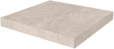 Ступень Kerama Marazzi DL500400R\GCA угловая клееная Роверелла беж 33x33
