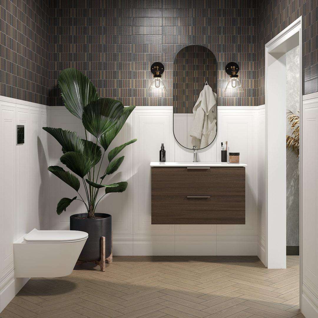 Керамическая плитка Kerama Marazzi 9047 Шеннон серый матовая 8,5x28,5