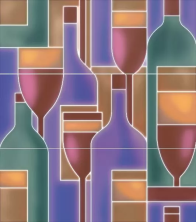 Панно Kerama Marazzi OS\A299\3x\15079 Карминьяно матовый 40x45