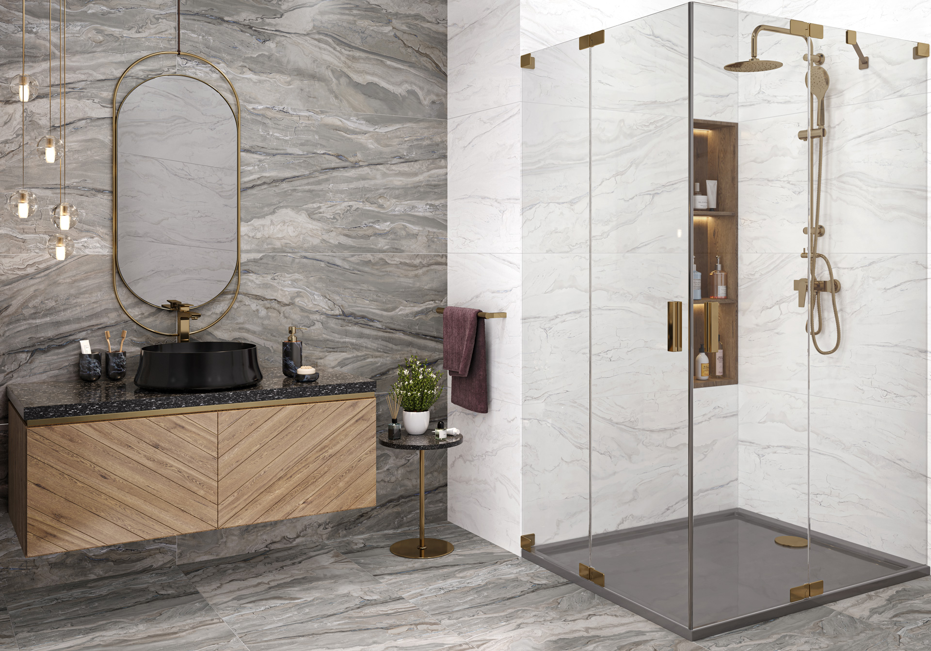 Декор Alma Ceramica Аркадия DWU09ARC007 серый 24.9x50