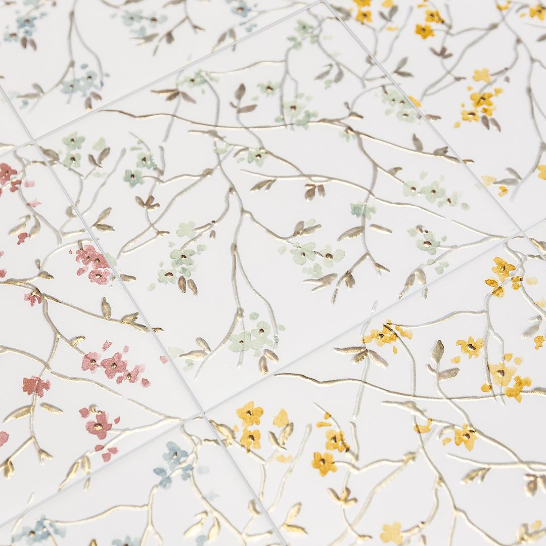 Бордюр Kerama Marazzi VT\D512\5009 Весна 4 матовый 6.3x20