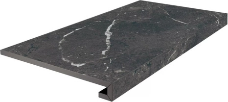 Ступень Kerama Marazzi KM6060G0331RGCF фронтальная клееная Тубкаль черный матовый обрезной 33x60